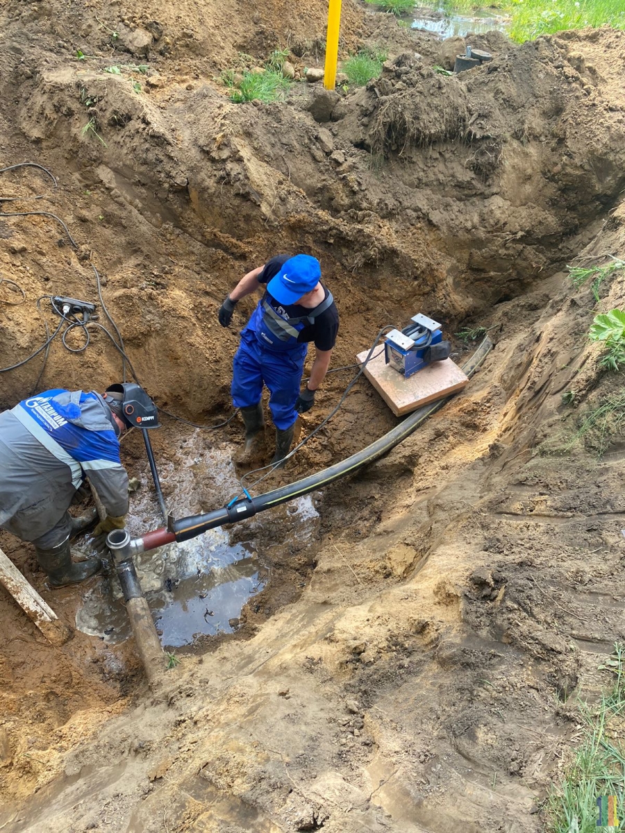 Подключение к центральному газопроводу в Разметелево Подключение к центральному газопроводу в Разметелево